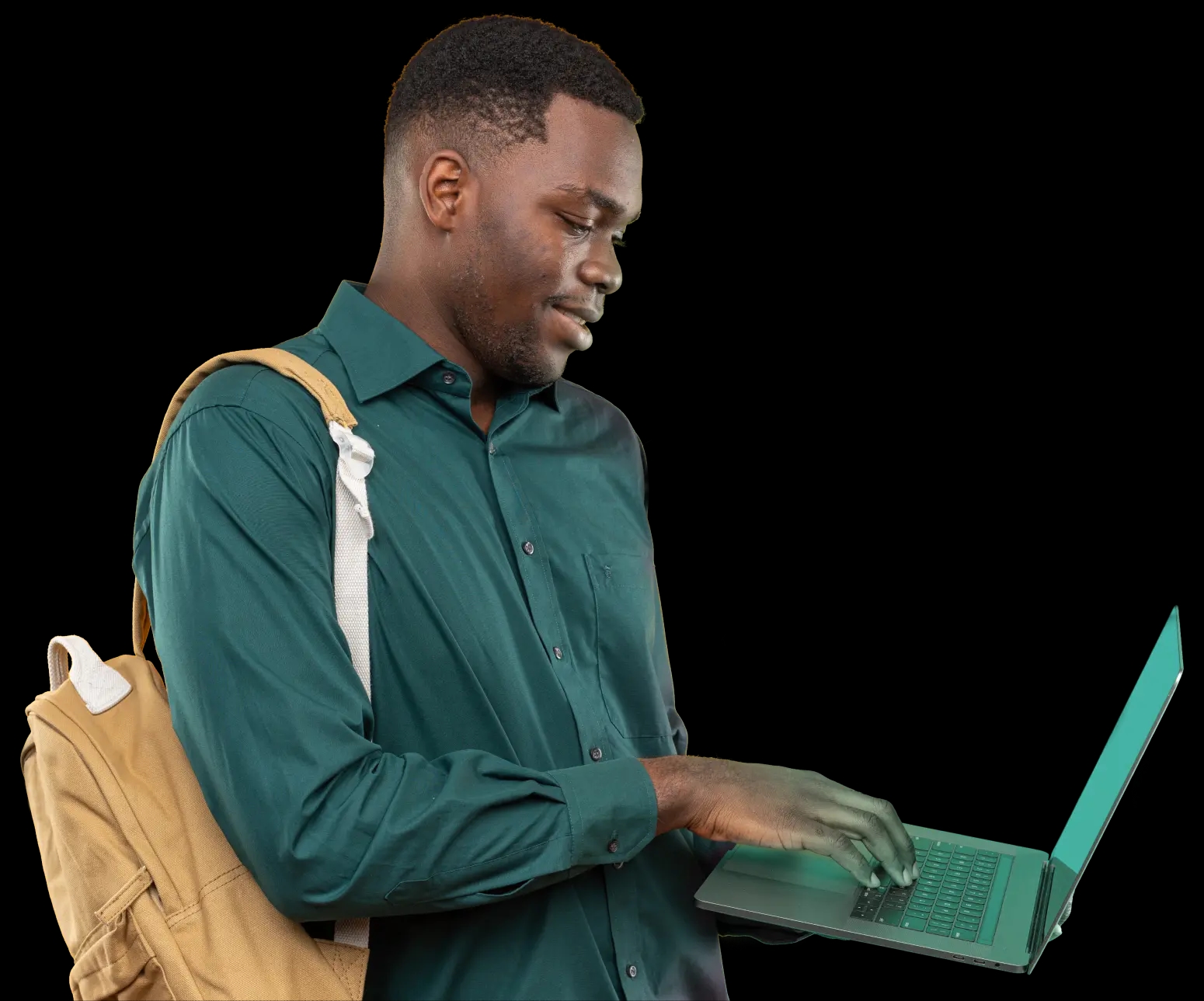 Aluno com Notebook